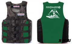 Жилет спасательный MISHIMO PRO Премиум качества Черно-зеленый