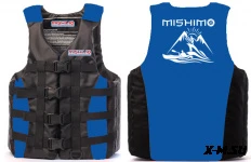 Жилет спасательный MISHIMO PRO Премиум качества Черно-синий