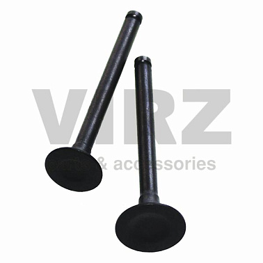 Клапаны (впуск/выпуск) 139QMB (GY6) (d=16/18,5) (l=64/64)