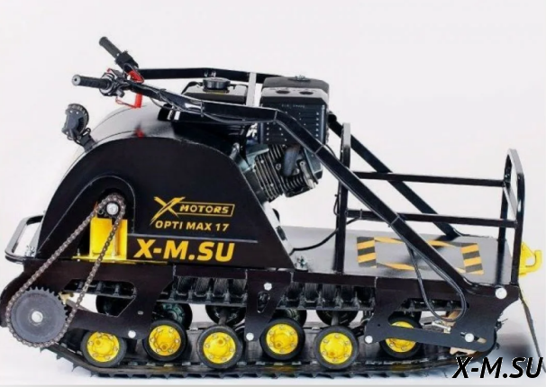 Мотобуксировщик OPTI MAX 17 c реверсом и подогревом ручек