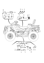 Электрика КВАДРОЦИКЛА AODES (ODES) 650 ATV-L