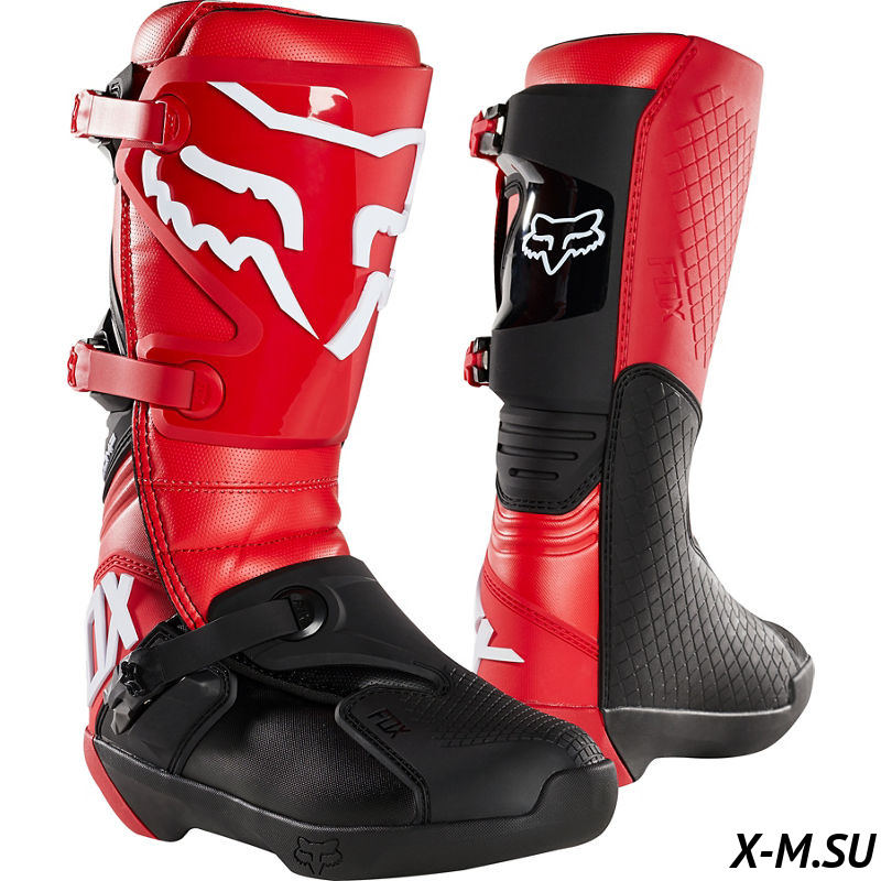 Мотоботы Fox Comp Boot Flame Red Мотоботы Fox Comp Boot Flame Red