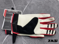 Перчатки взрослые FOX XD2-17 цв. Черно-красный  р. L